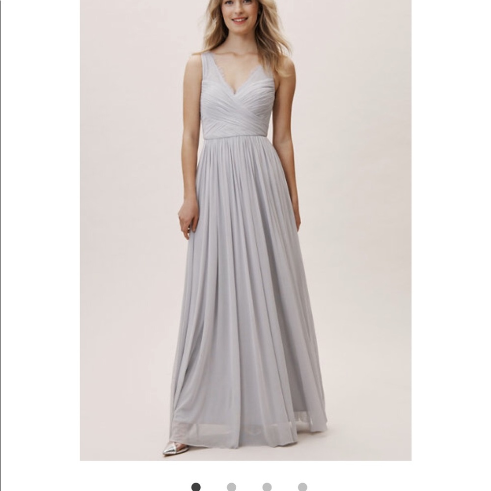 BHLDN Nouvelle Fleur Dress in Lavender